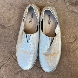 Vaneli Sport Kimi Silver Slip on Sneakers size 9
